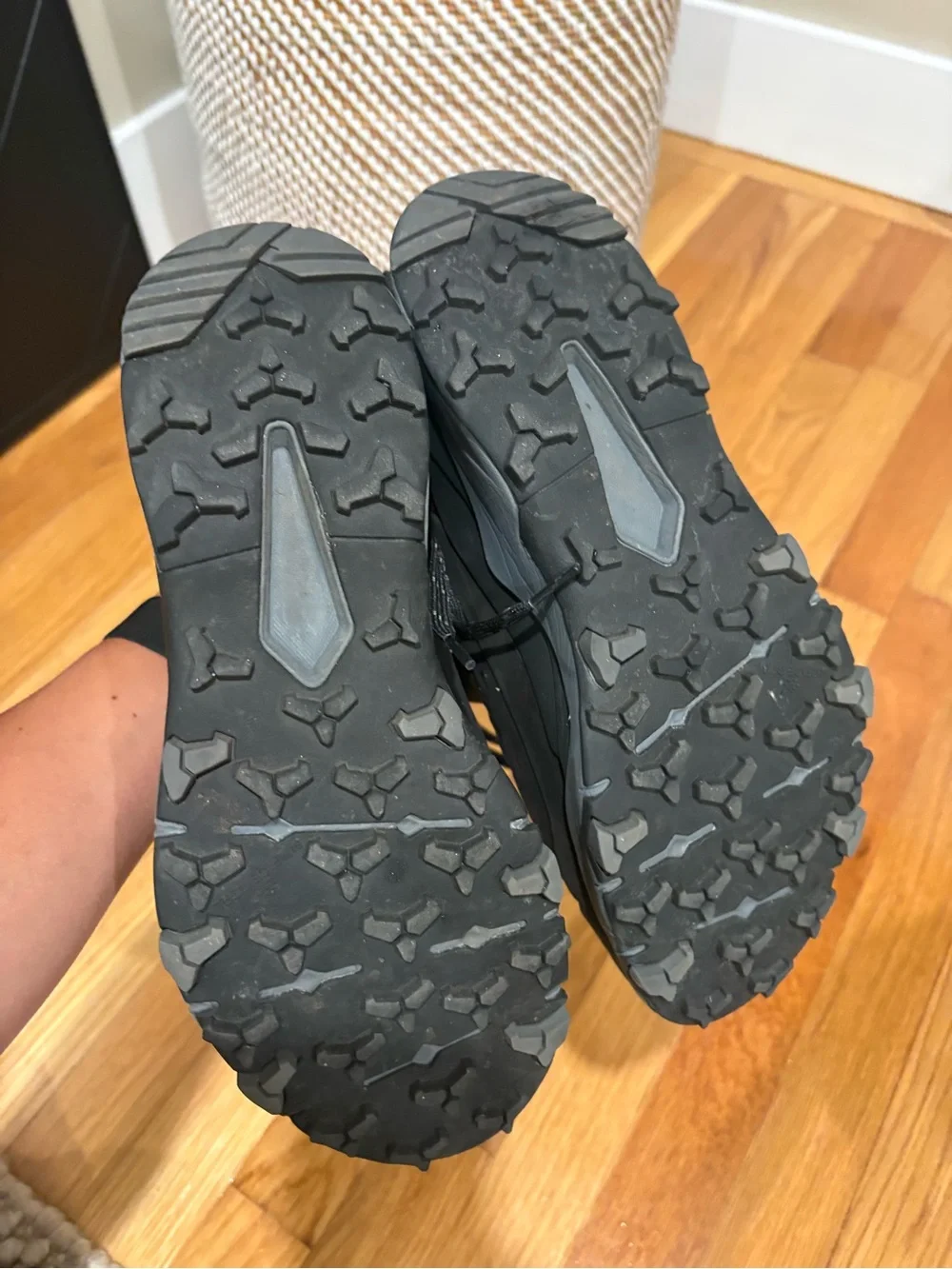 The North Face Men’s Black and Gray Trail Sneakers